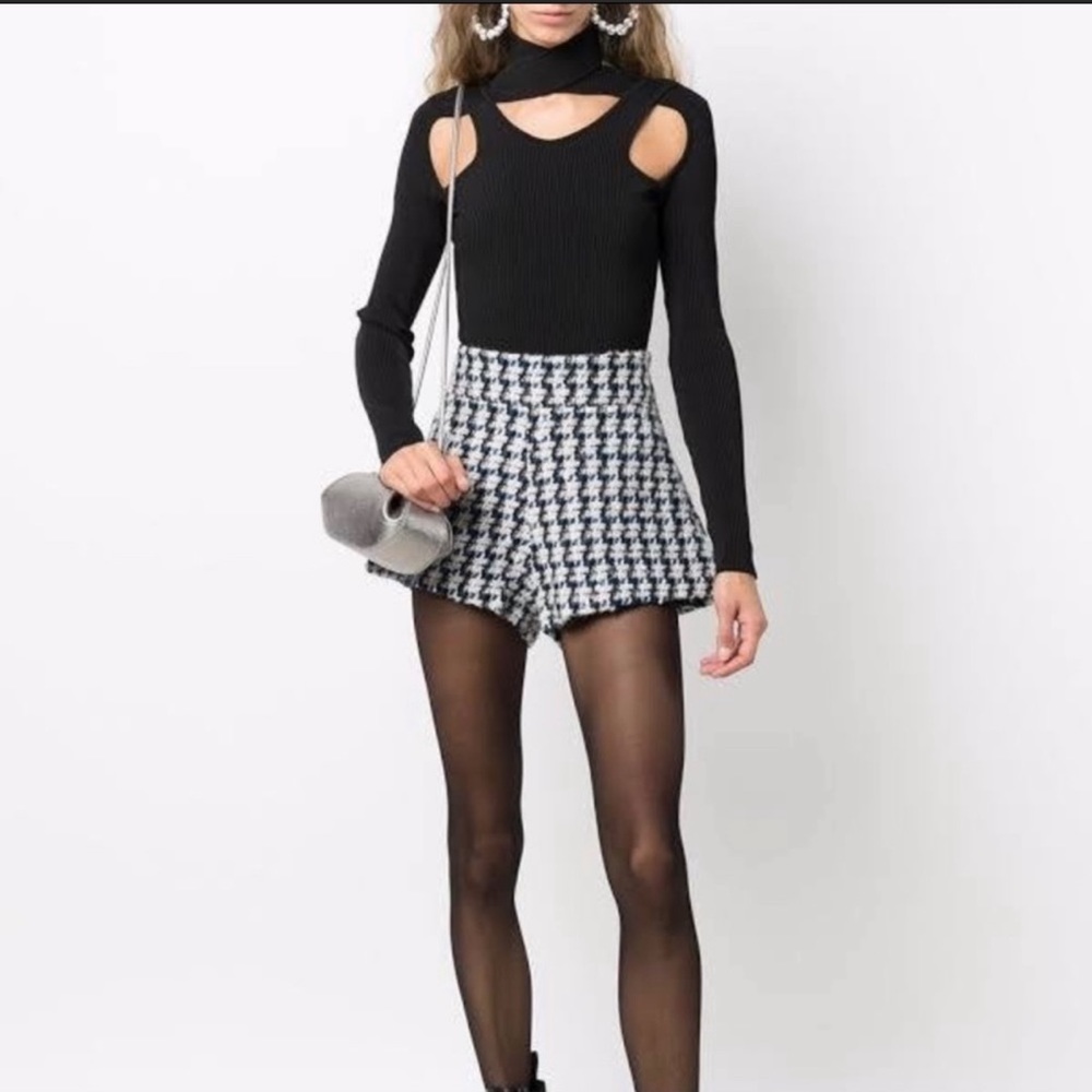 House of Harlow Tweed Shorts